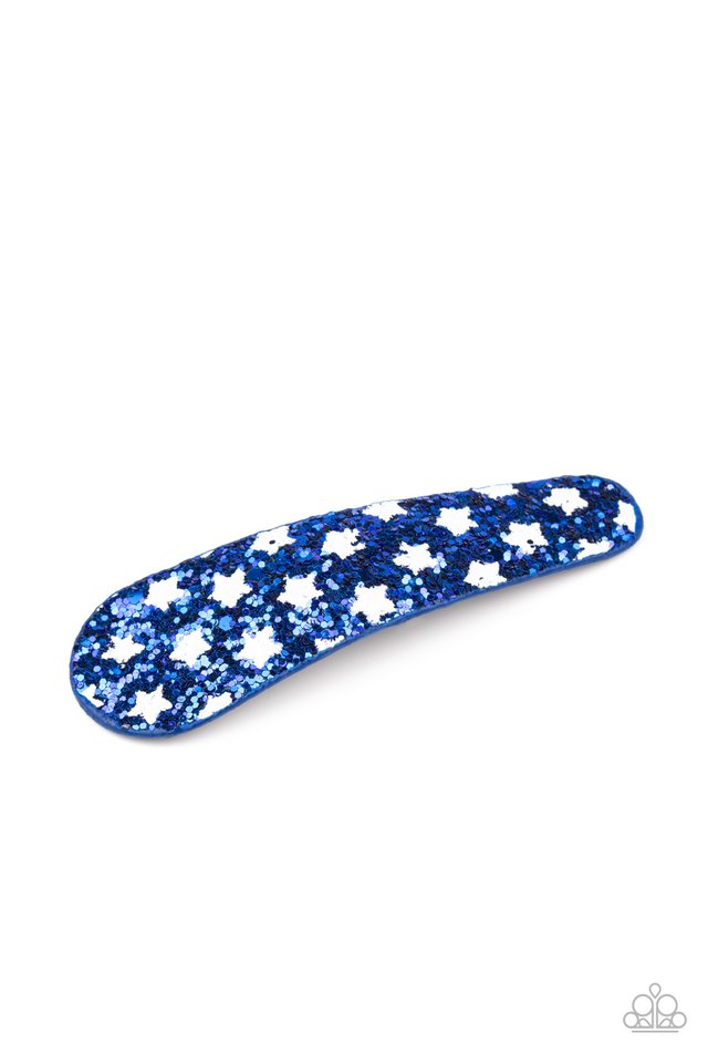 Paparazzi ♥ All American Girl - Blue ♥ Hair Clip