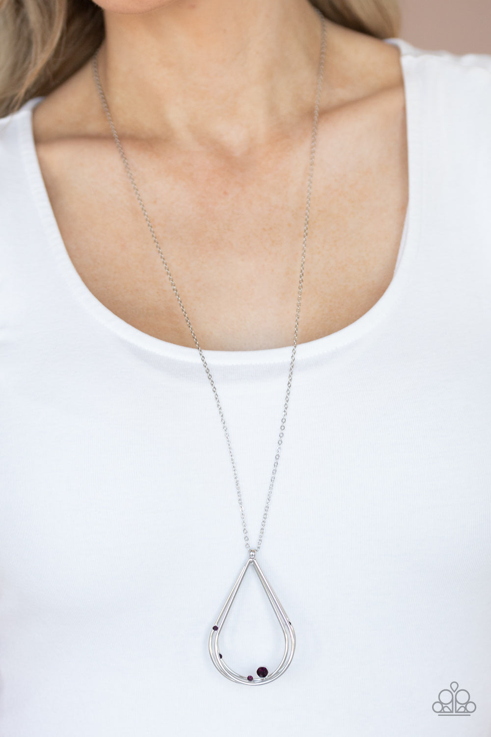 Paparazzi ♥ Royal REIGN-Storm - Purple ♥  Necklace