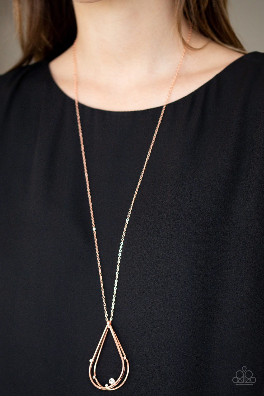 Paparazzi ♥ Royal REIGN-Storm - Copper ♥  Necklace