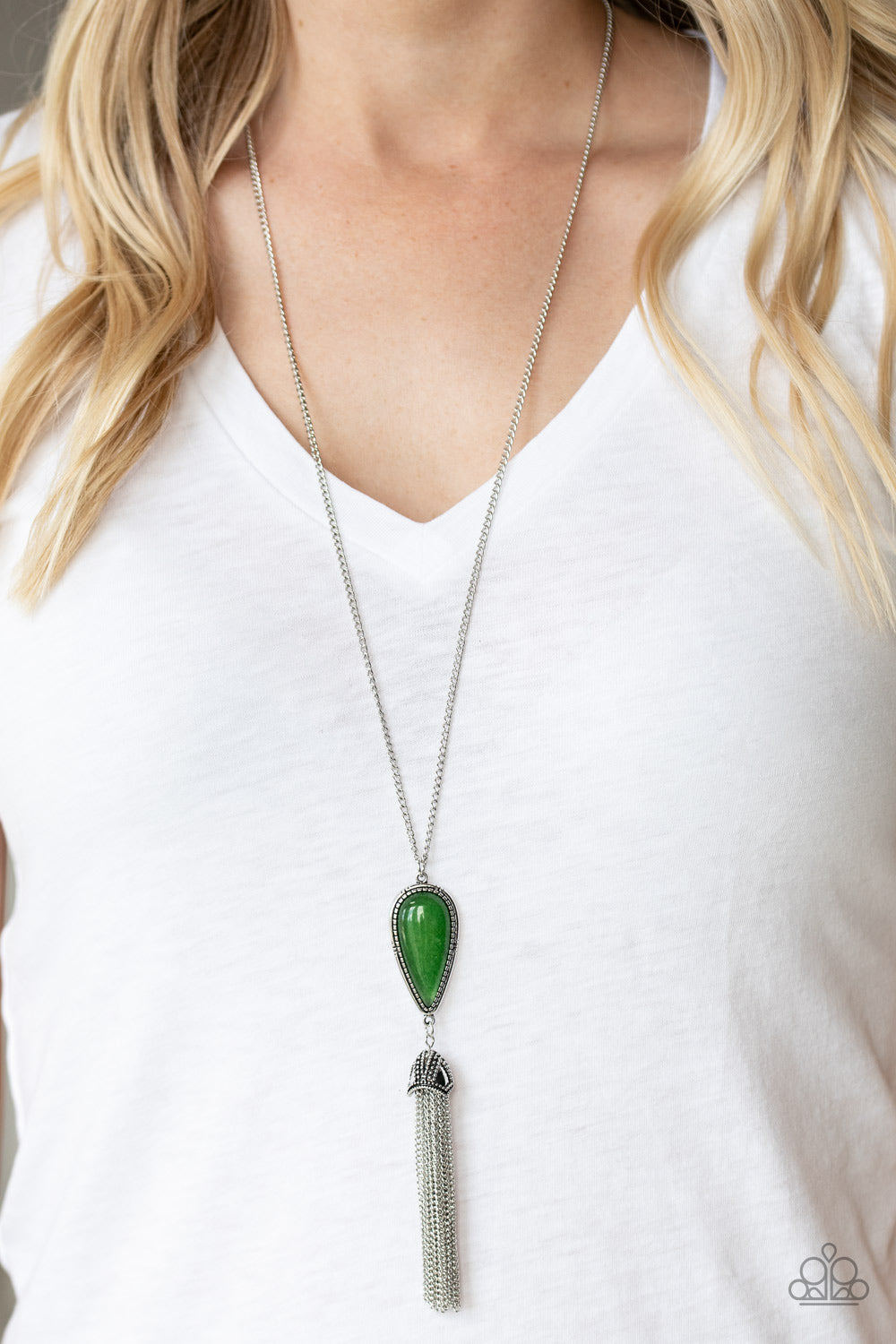 Paparazzi ♥ Zen Generation - Green ♥  Necklace