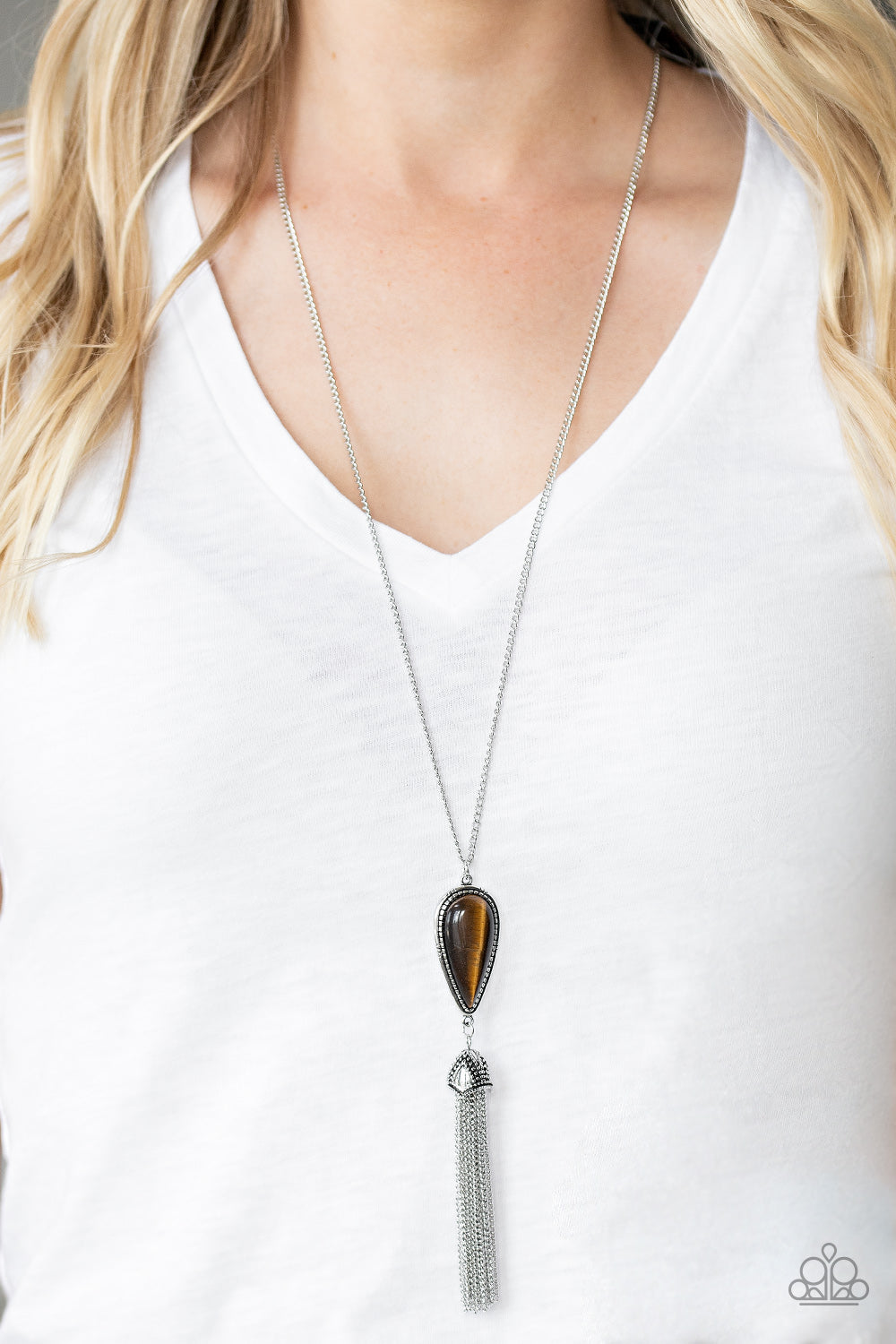 Paparazzi ♥ Zen Generation - Brown ♥  Necklace