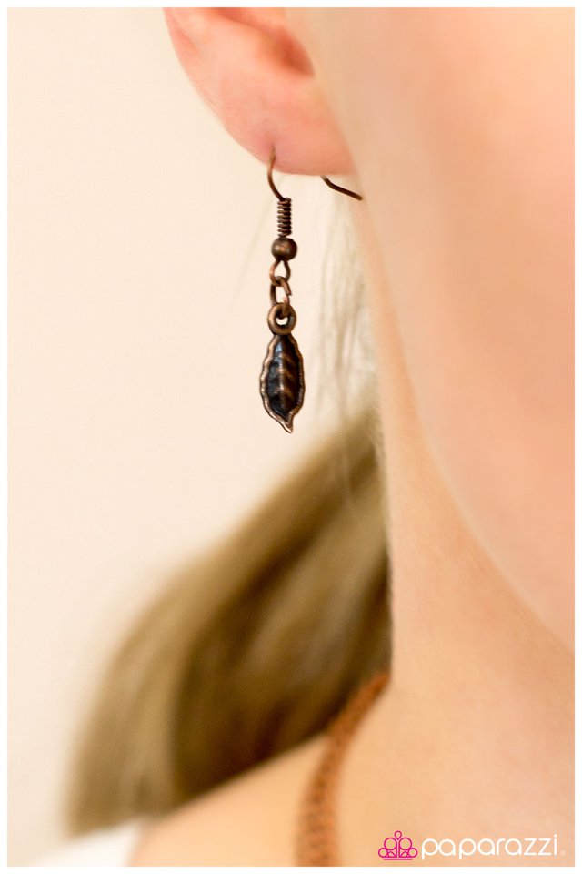 Paparazzi ♥ Jaded - Copper ♥ Necklace