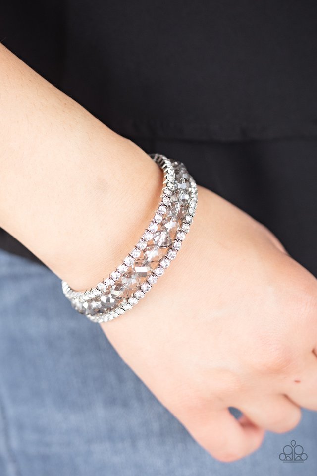 Paparazzi ♥ Glam-ified Fashion - Silver ♥ Bracelet