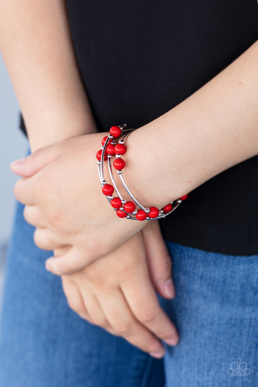 Paparazzi ♥ Let Freedom Ring - Red ♥  Bracelet