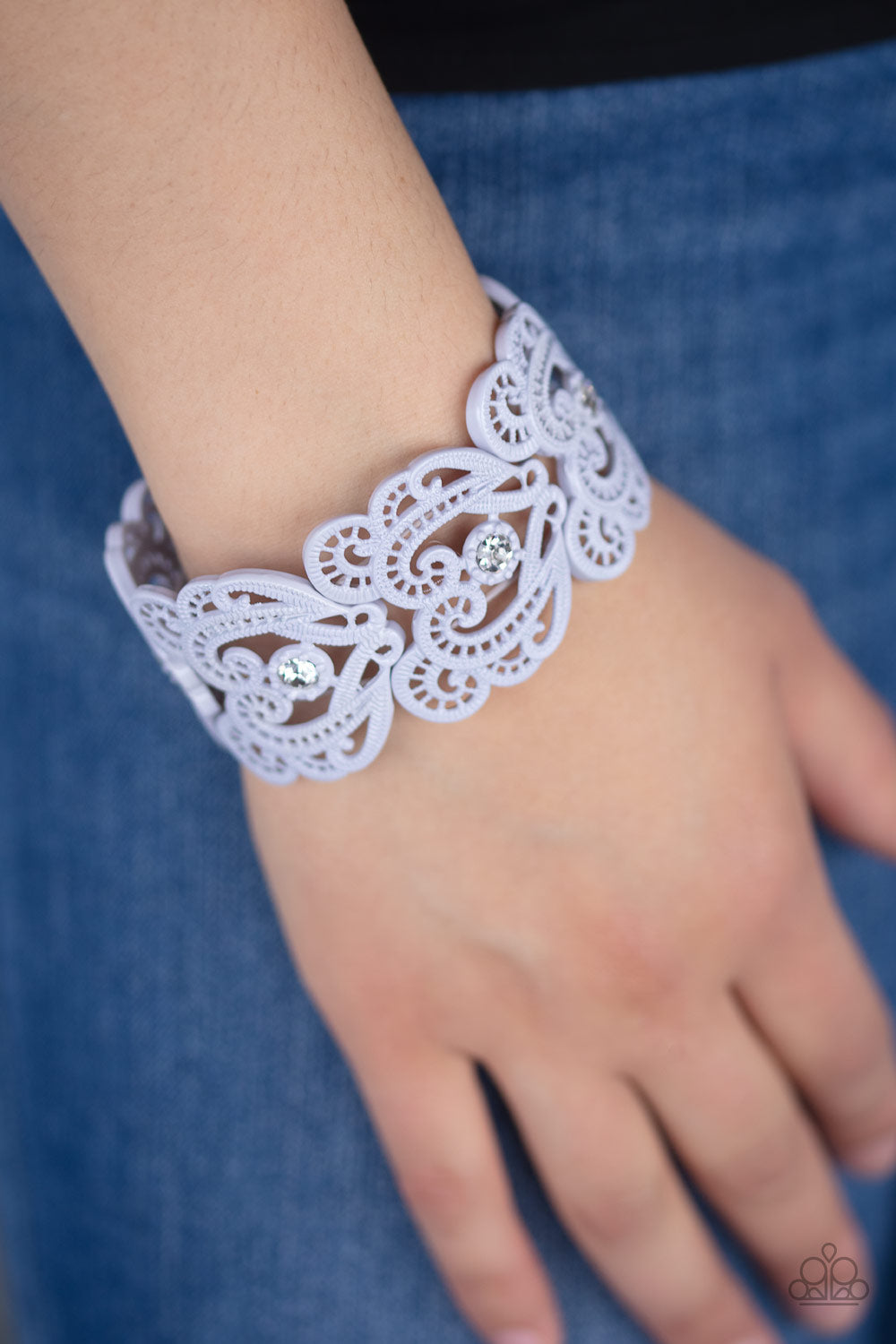 Paparazzi ♥ Vintage Romance - Silver ♥  Bracelet