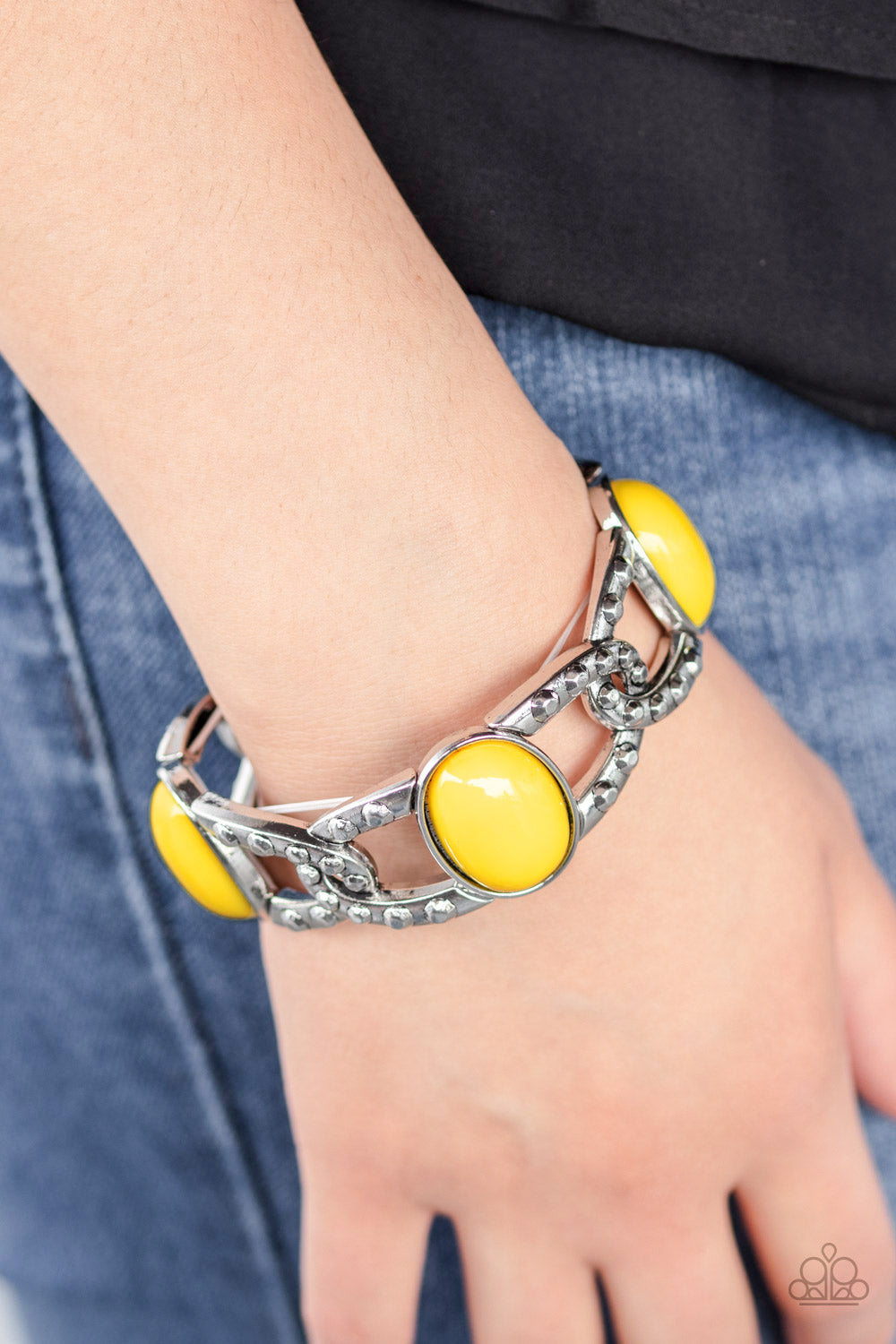 Paparazzi ♥ Dreamy Gleam - Yellow ♥  Bracelet