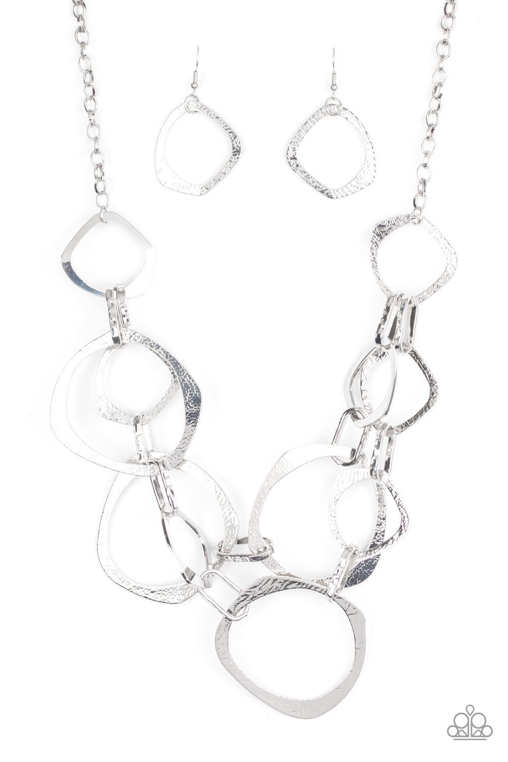 Paparazzi ♥ Salvage Yard - Silver ♥ Necklace