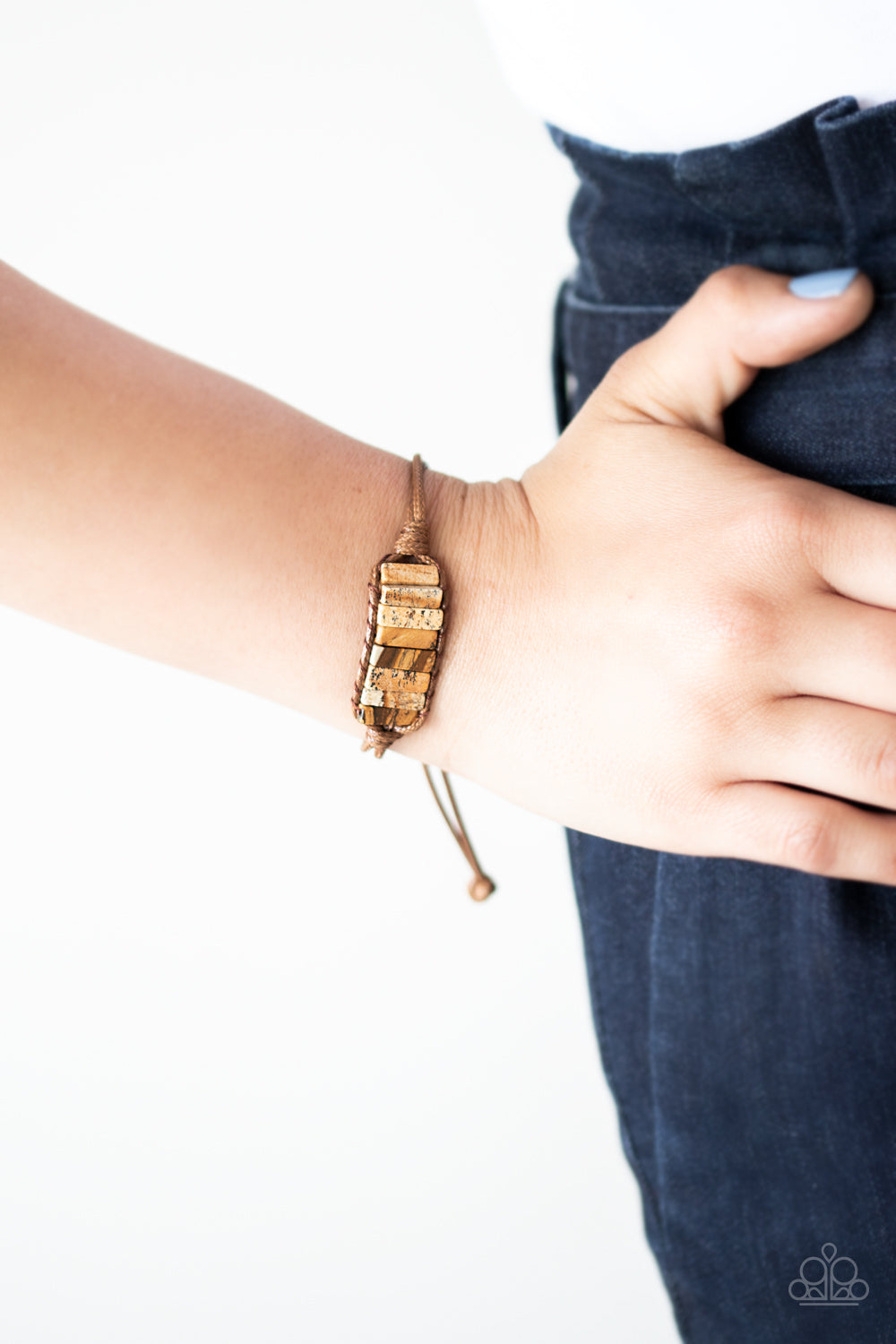 Paparazzi ♥ Canyon Warrior - Brown ♥  Bracelet