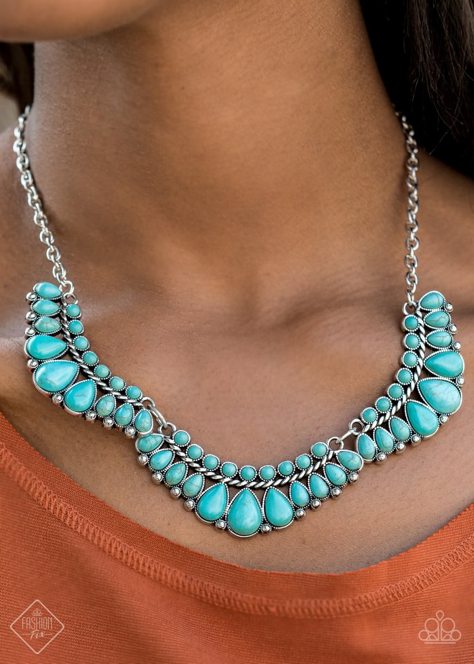 Paparazzi ♥ Naturally Native - Blue ♥ Necklace