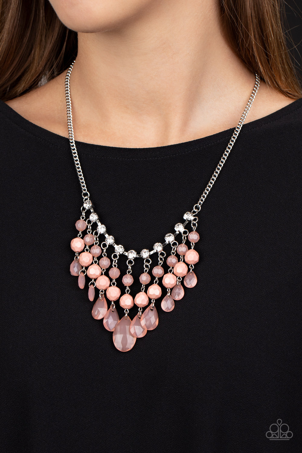Paparazzi ♥ Social Network - Pink ♥  Necklace