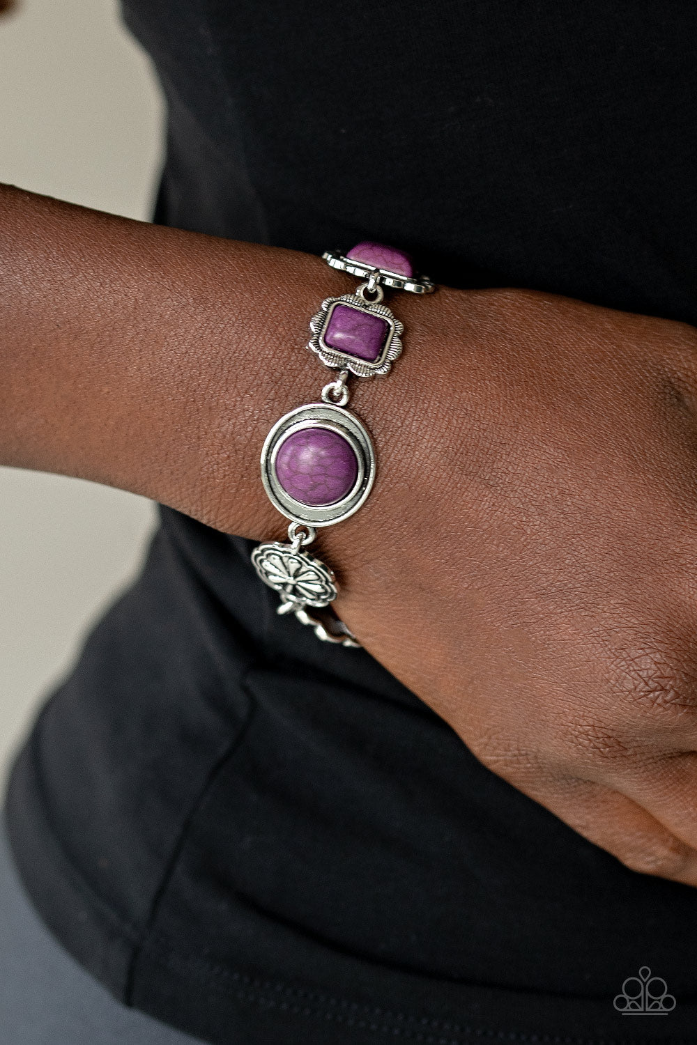 Paparazzi ♥ Gorgeously Groundskeeper - Purple ♥  Bracelet