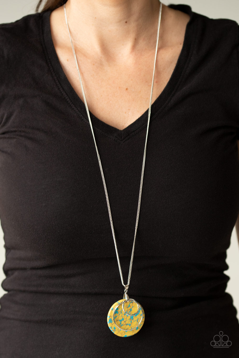 Paparazzi ♥ Sahara Equinox - Yellow ♥  Necklace