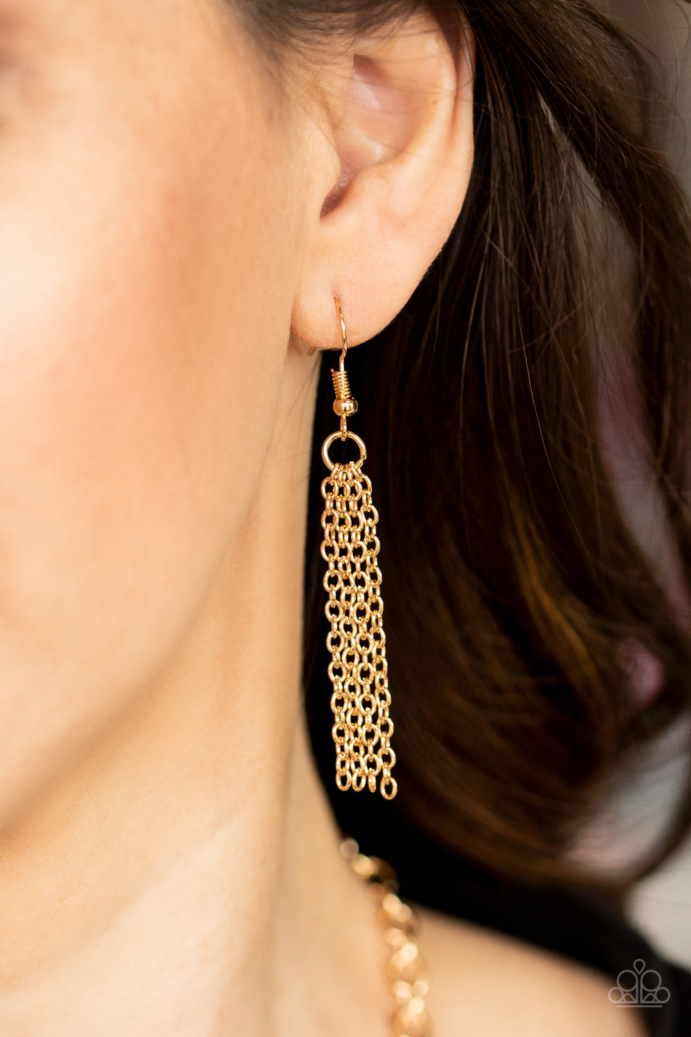 Paparazzi ♥ Retro Retrograde - Brown ♥  Necklace