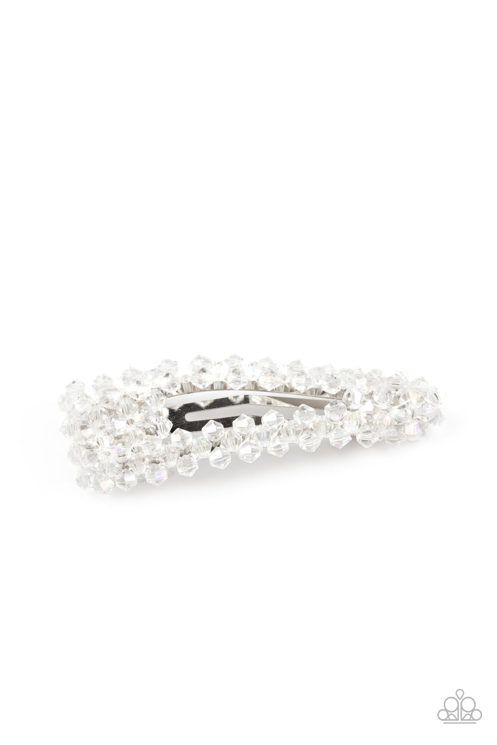 Paparazzi ♥ Just Follow The Glitter - White ♥  Hair Clip