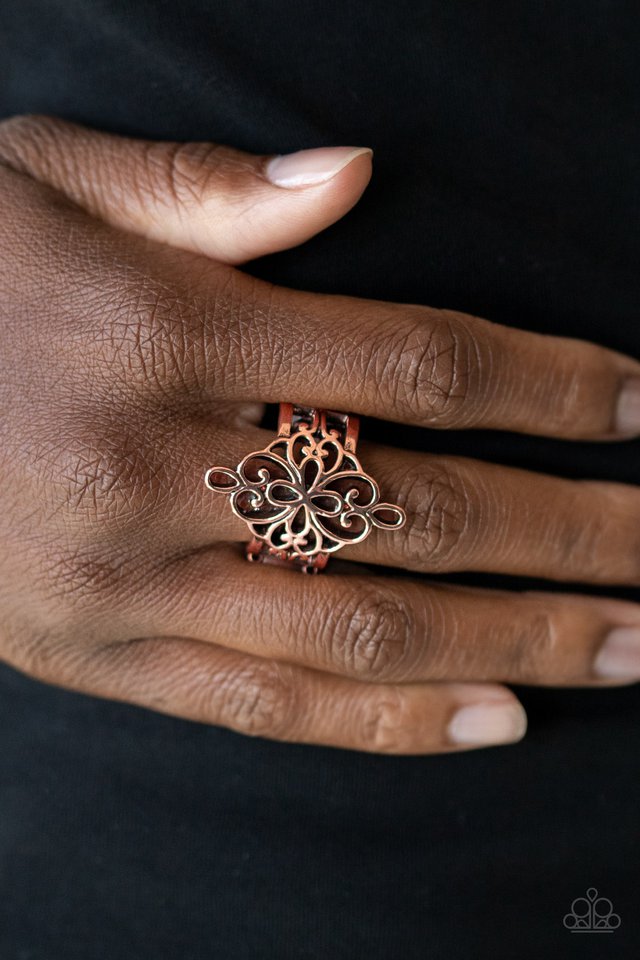 Paparazzi ♥ Walk The VINE - Copper ♥ Ring