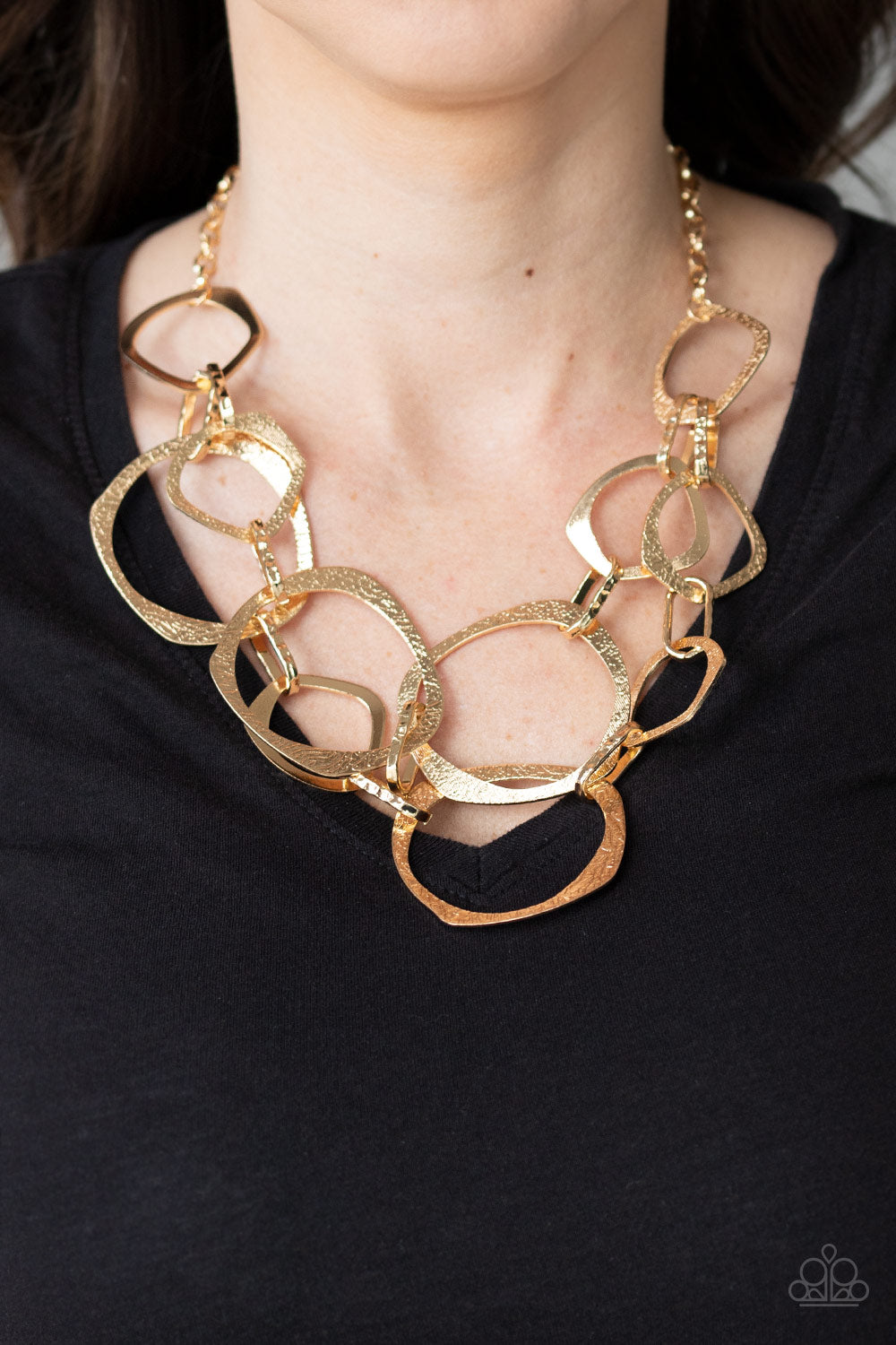 Paparazzi ♥ Salvage Yard - Gold ♥  Necklace