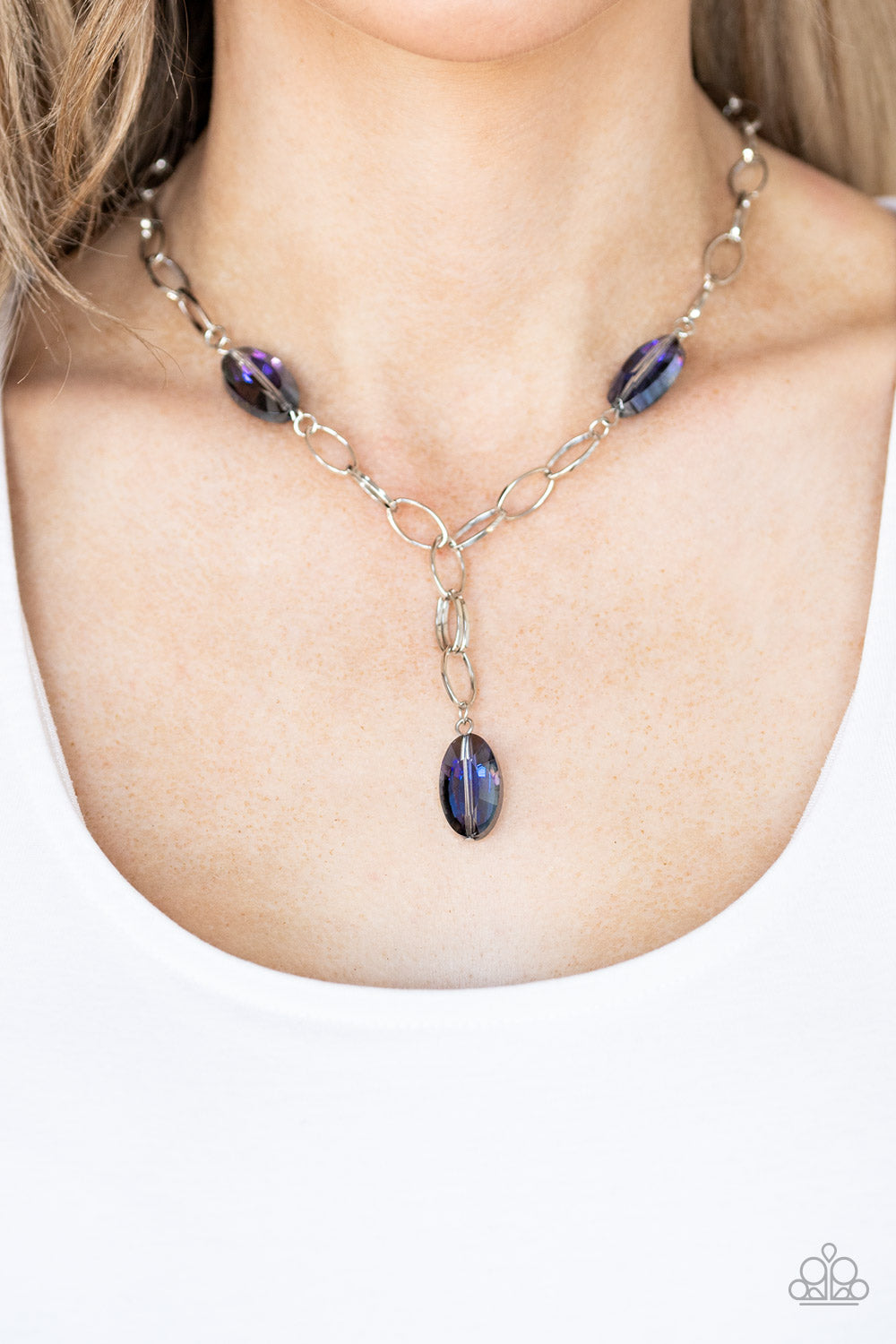 Paparazzi ♥ Power Up - Purple ♥  Necklace