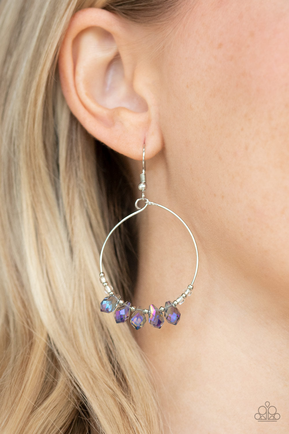 Paparazzi ♥ Holographic Hoops - Multi ♥  Earrings