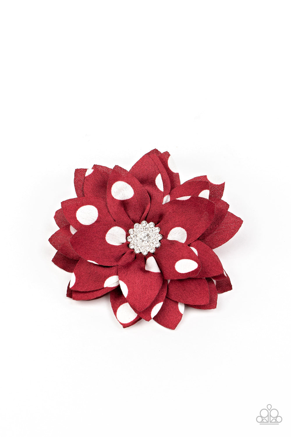 Paparazzi ♥ Silk Gardens - Red ♥  Hair Clip