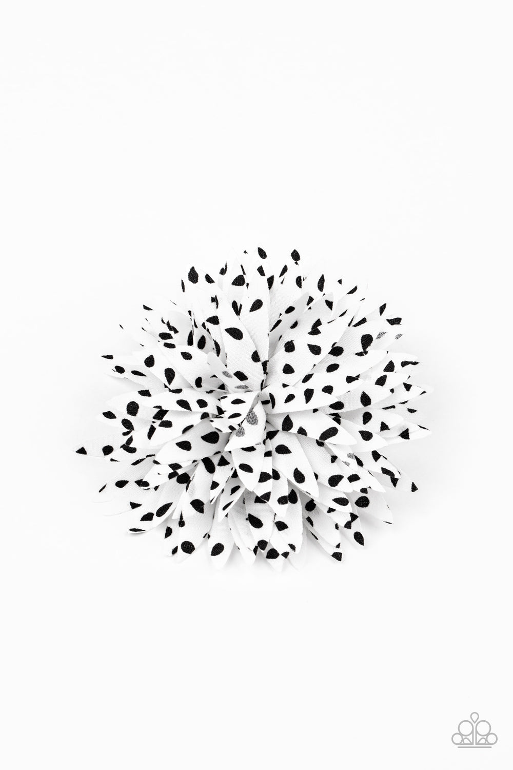 Paparazzi ♥ Polka Panache - White ♥  Hair Clip