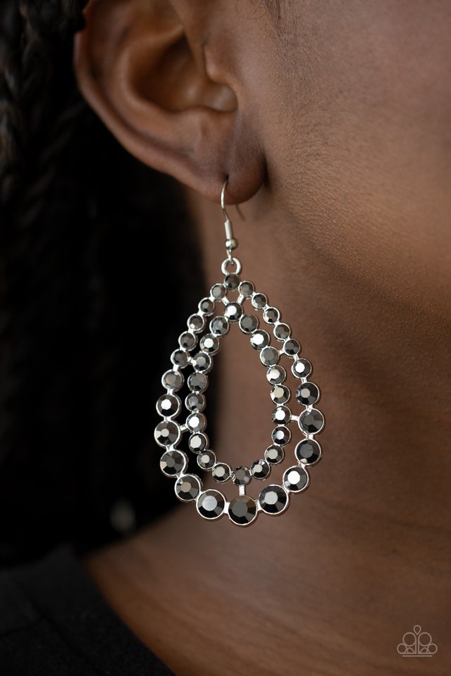 Paparazzi ♥ Glacial Glaze - Silver ♥ Earrings