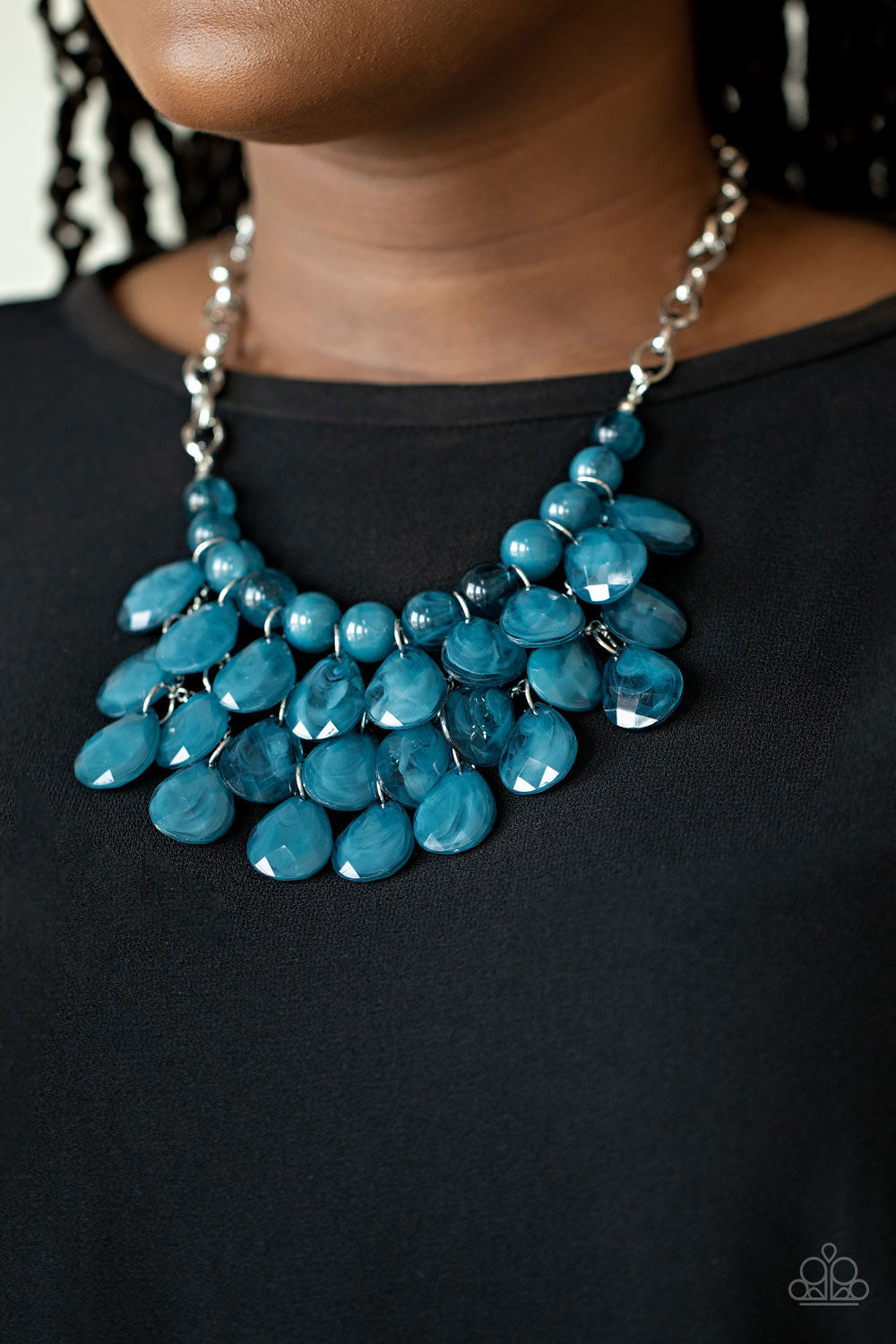 Paparazzi ♥ Sorry To Burst Your Bubble - Blue ♥  Necklace