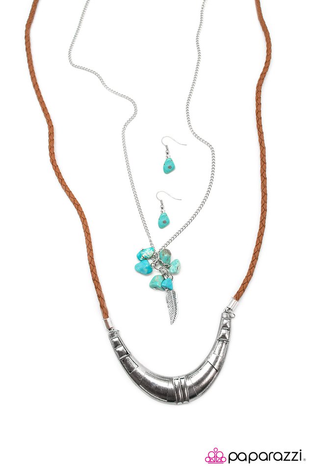 Paparazzi ♥ Natural Progression - Blue ♥ Necklace