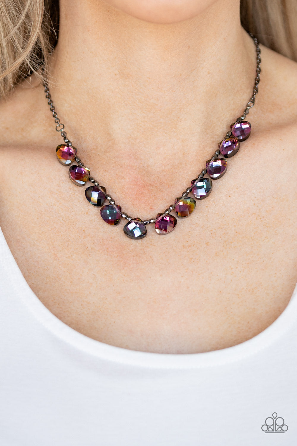 Paparazzi ♥ Catch a Fallen Star - Multi ♥  Necklace