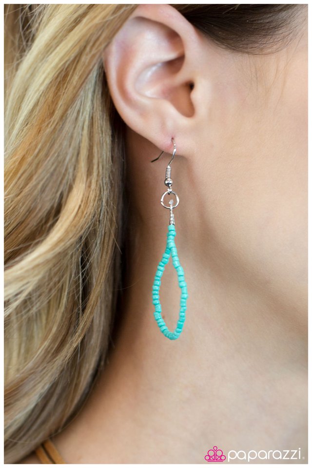 Paparazzi ♥ Dancing in the Desert - Turquoise ♥ Necklace