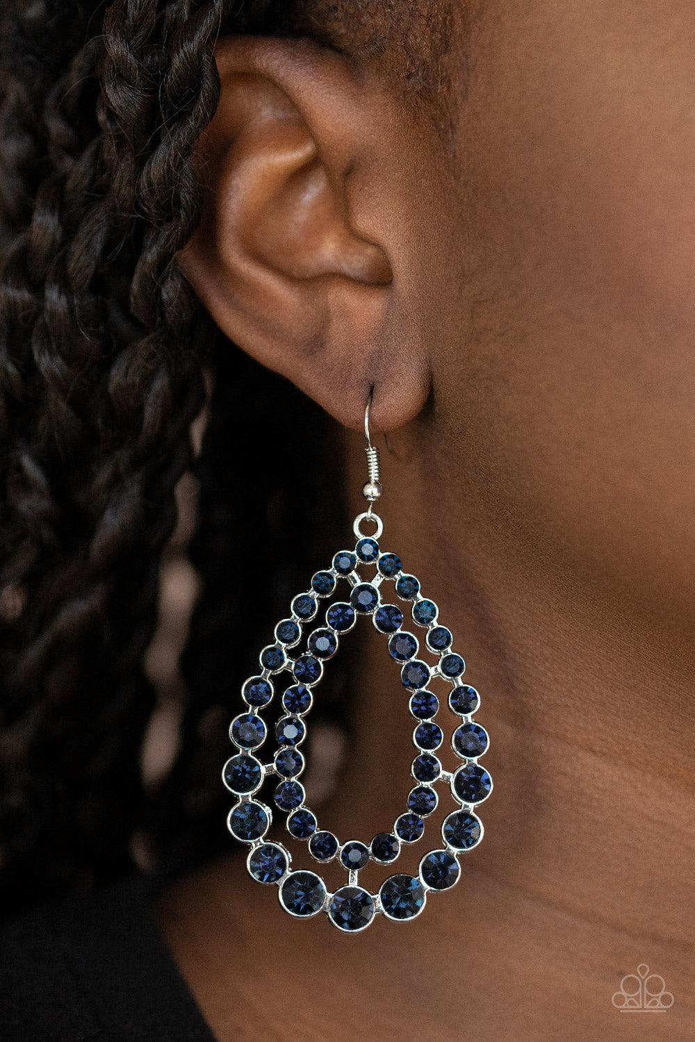 Paparazzi ♥ Glacial Glaze - Blue ♥  Earrings