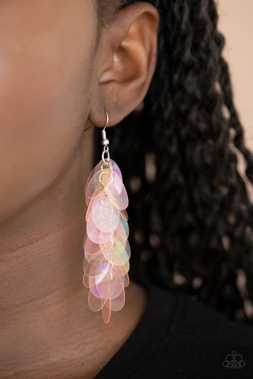 Paparazzi ♥ Stellar In Sequins - Pink ♥  Earrings