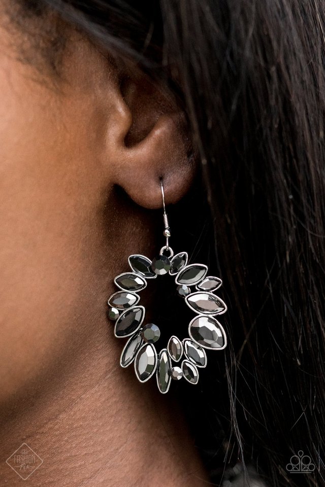 Paparazzi ♥ Try as I DYNAMITE - Silver ♥ Earrings