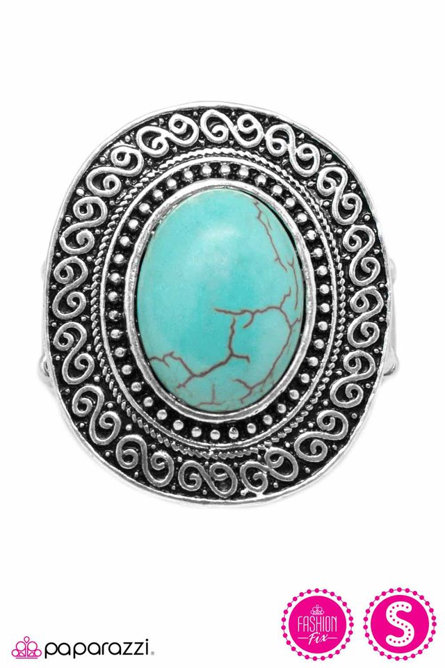 Paparazzi ♥ It Comes Naturally - Blue ♥ Ring