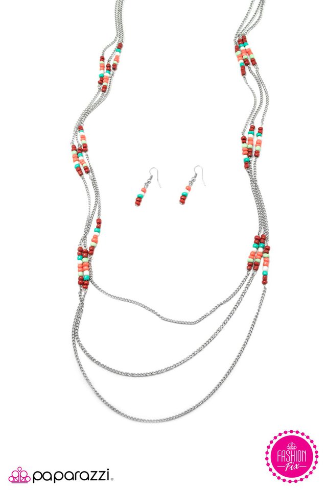 Paparazzi ♥ On the Pulse - Multi ♥ Necklace