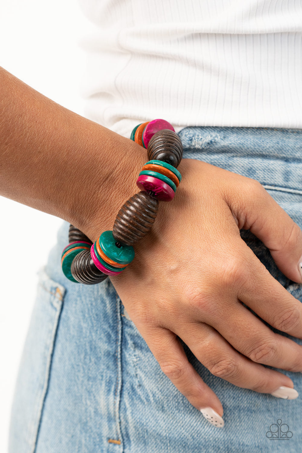 Paparazzi ♥ Caribbean Castaway - Multi ♥  Bracelet
