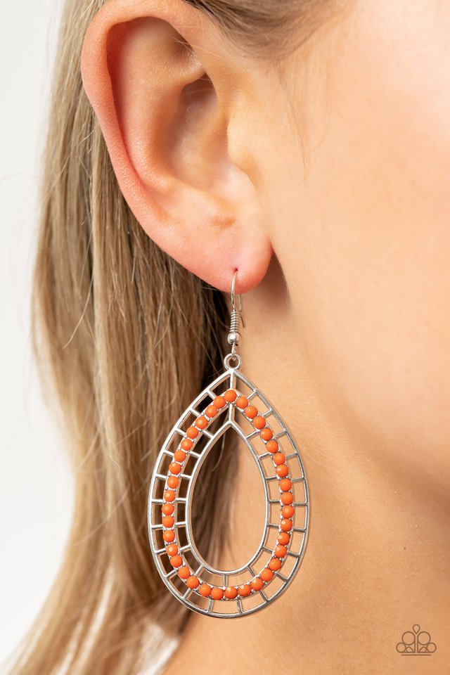 Paparazzi ♥ Fruity Fiesta - Orange ♥ Earrings