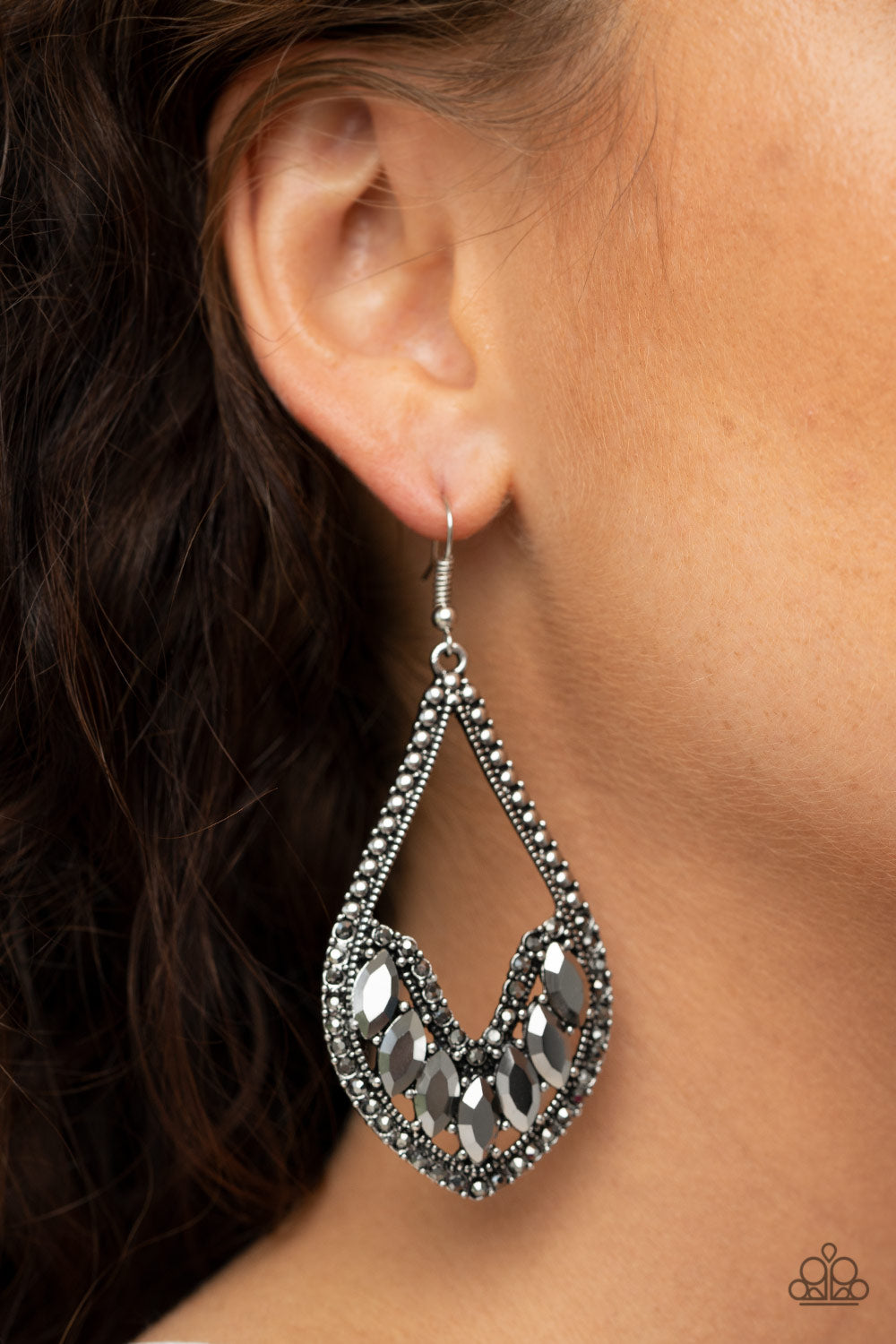 Paparazzi ♥ Ethereal Expressions - Silver ♥  Earrings
