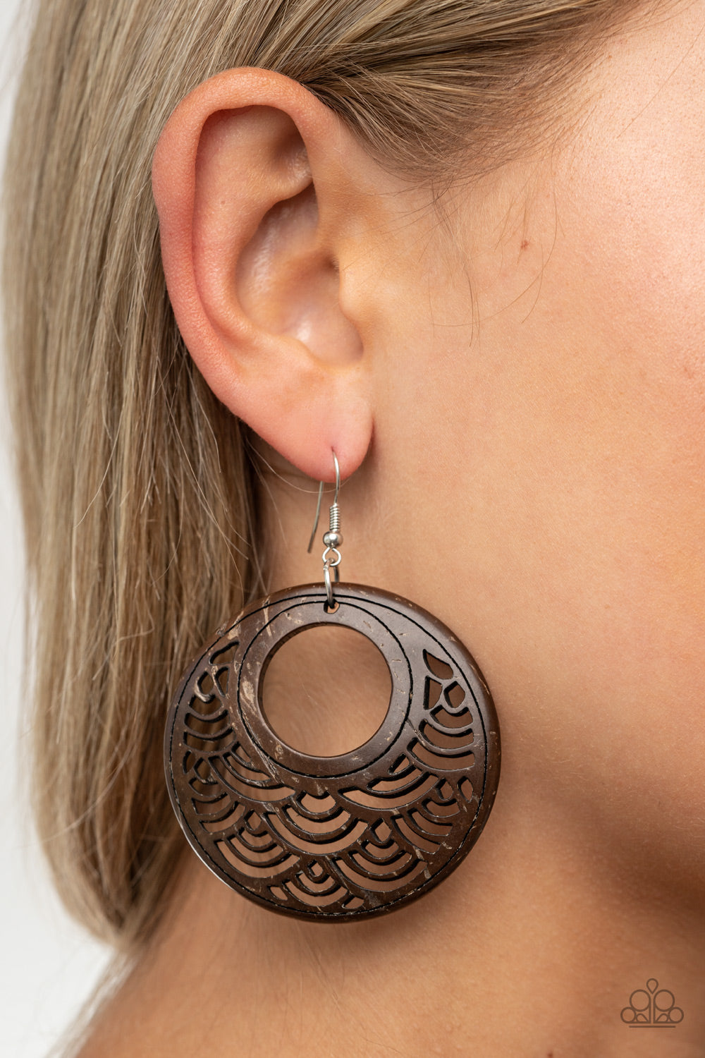 Paparazzi ♥ Tropical Canopy - Brown ♥  Earrings
