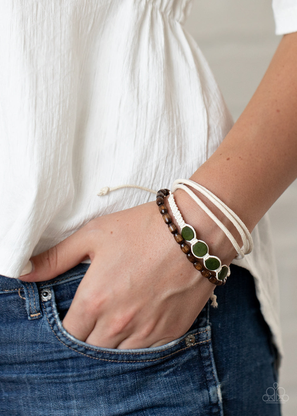 Paparazzi ♥ Dream Beach House - Green ♥  Bracelet