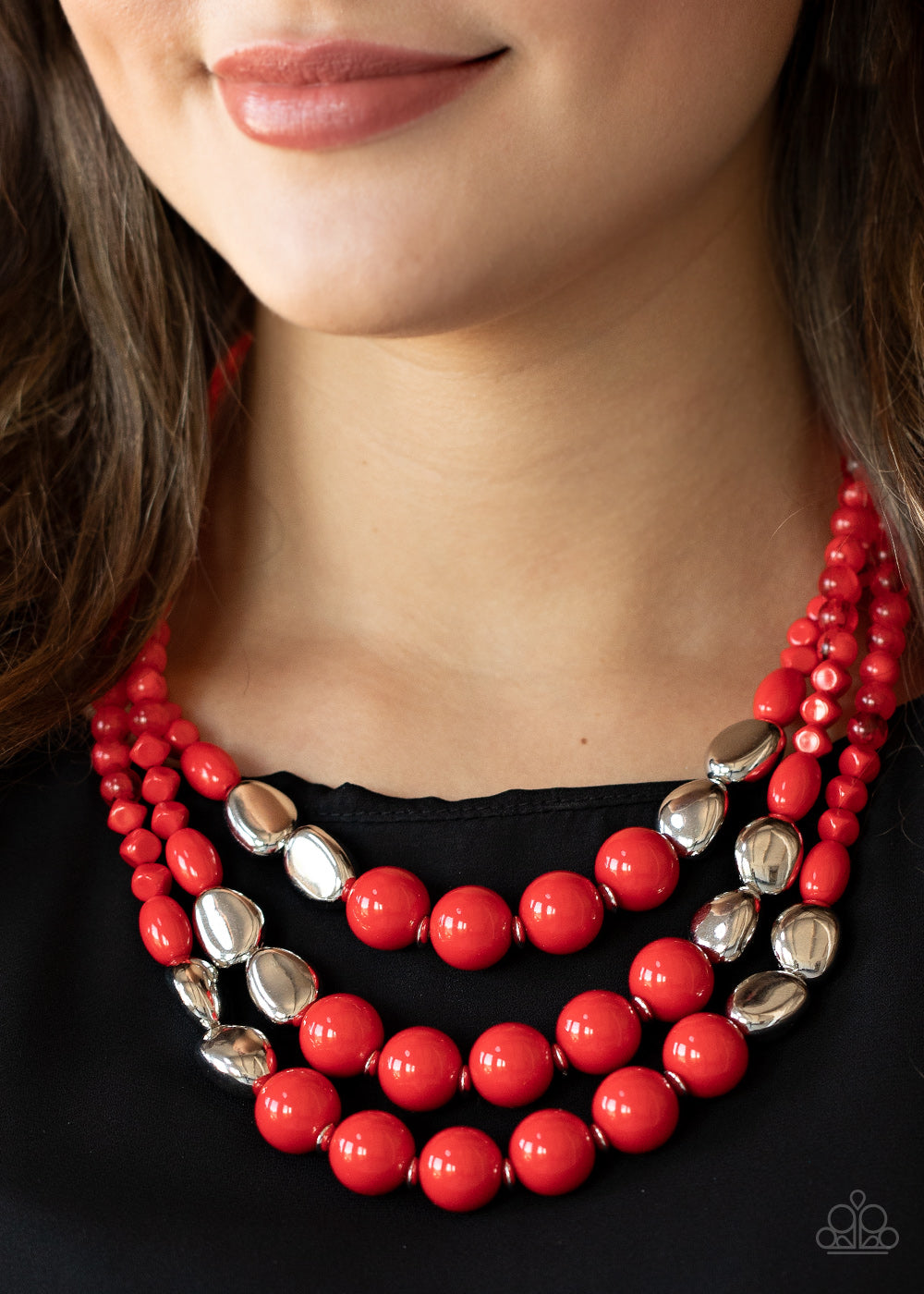 Paparazzi ♥ Flamingo Flamboyance - Red ♥  Necklace