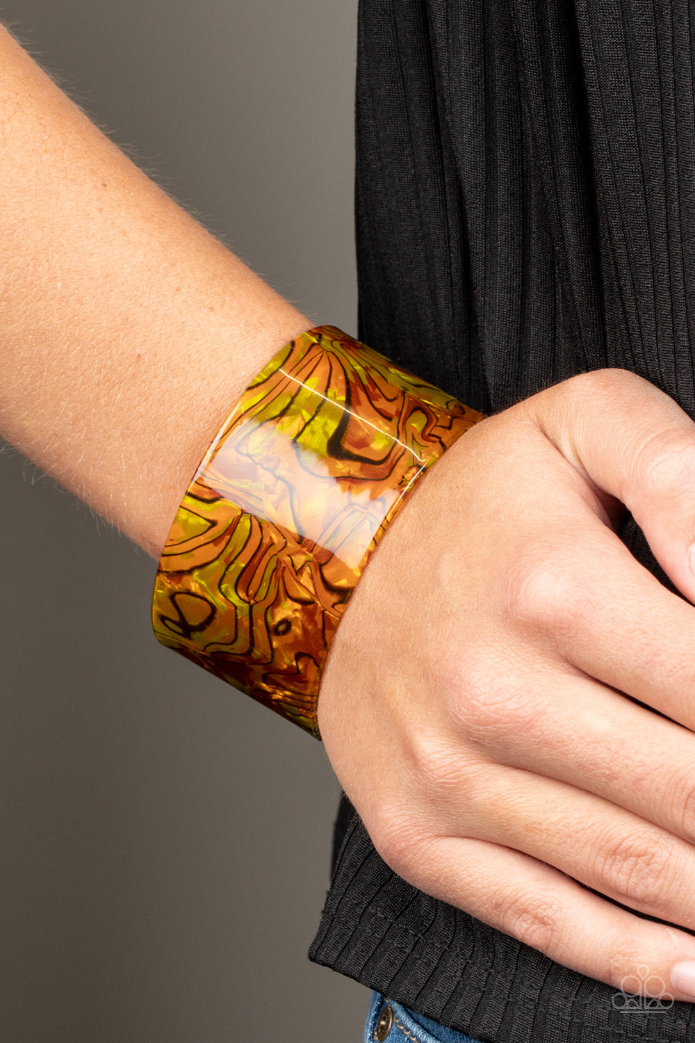 Paparazzi ♥ Cosmic Couture - Orange ♥  Bracelet