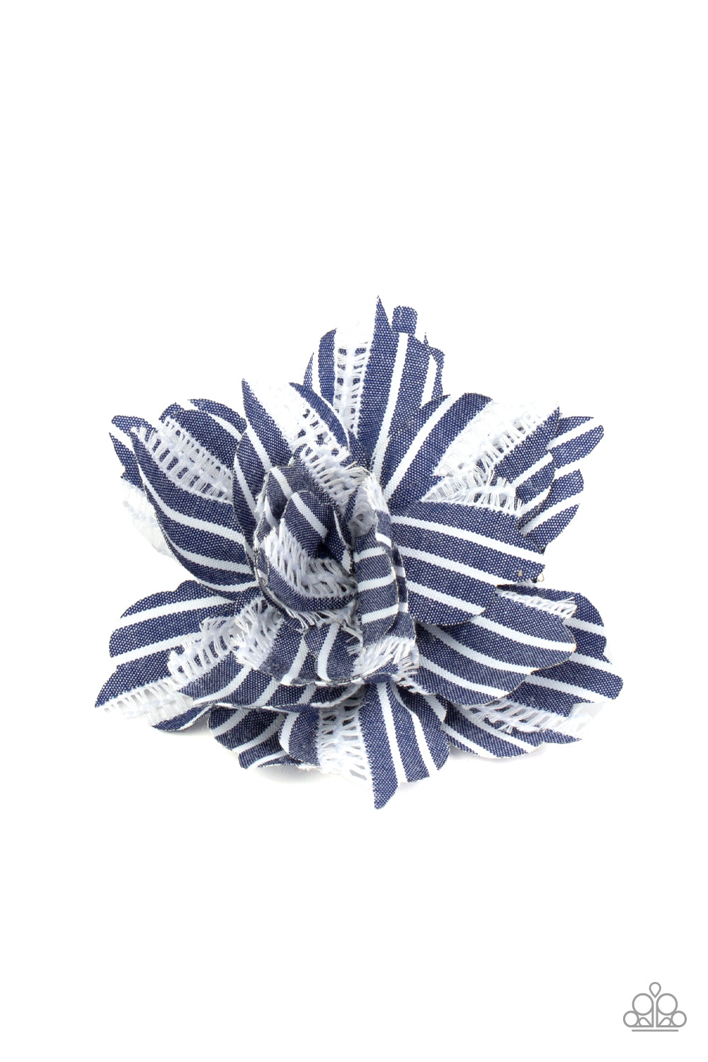 Paparazzi ♥ STRIPE For The Picking - Blue ♥  Hair Clip
