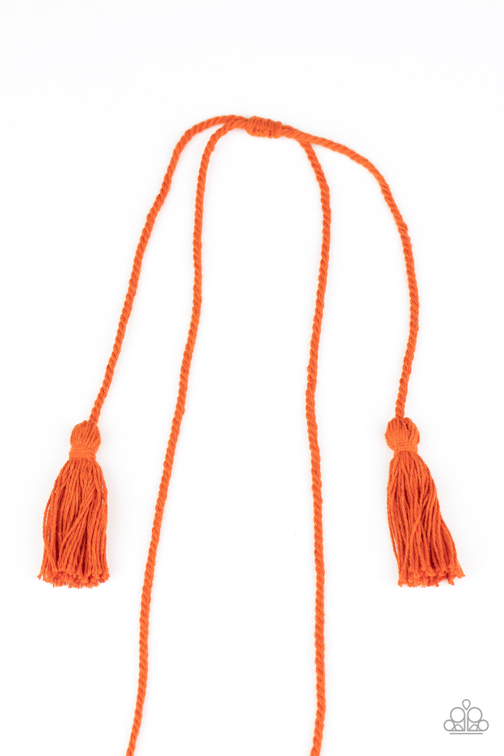 Paparazzi ♥ Between You and MACRAME - Orange ♥  Necklace