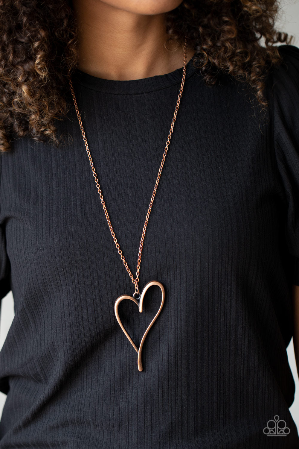 Paparazzi ♥ HEARTS So Good - Copper ♥  Necklace