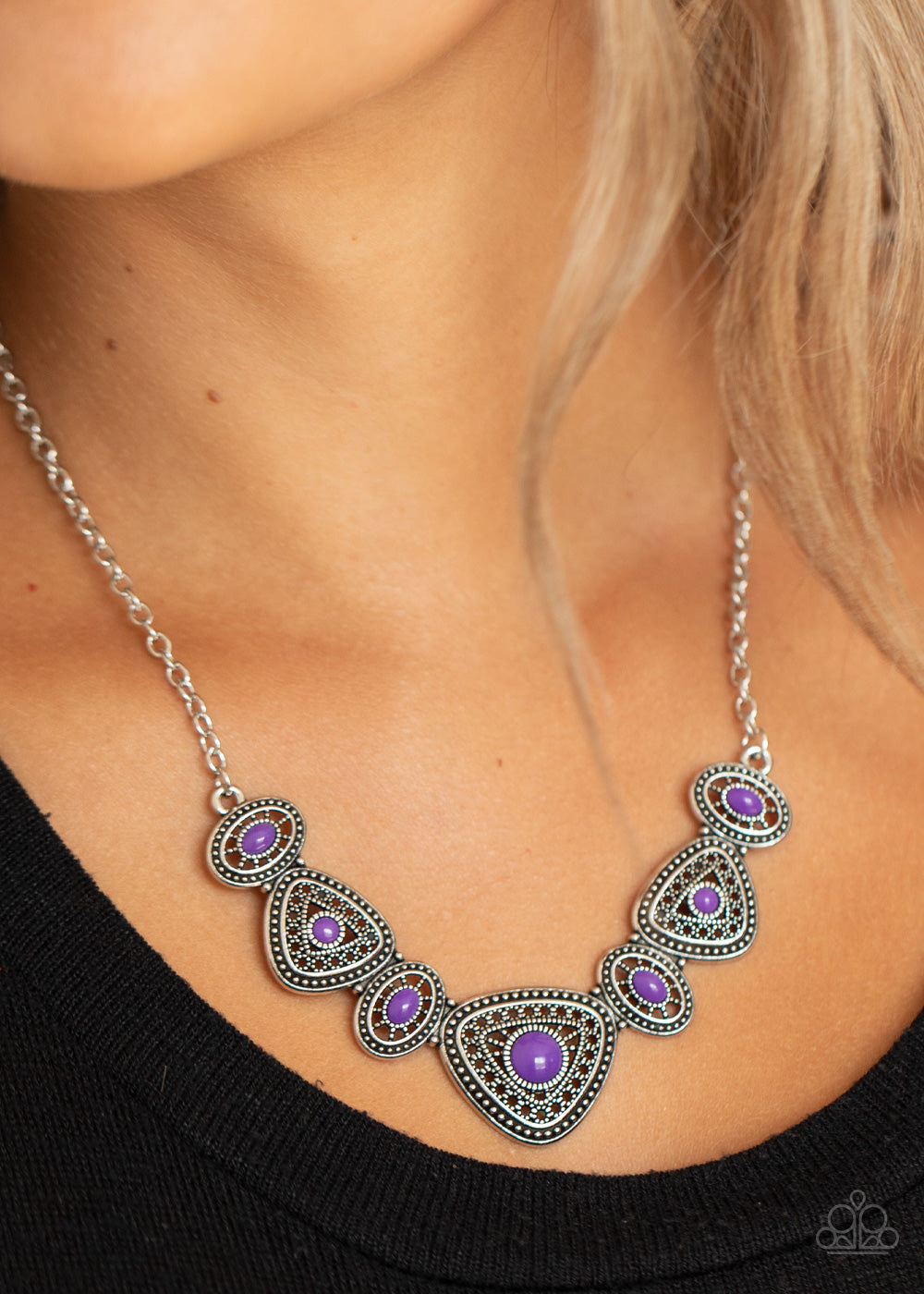 Paparazzi ♥ Totally TERRA-torial - Purple ♥  Necklace