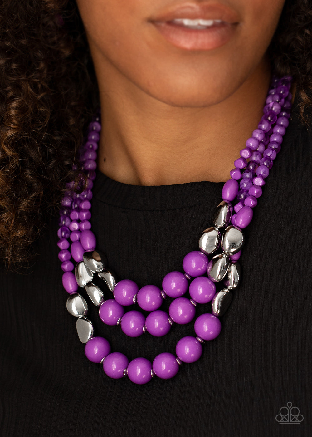 Paparazzi ♥ Flamingo Flamboyance - Purple ♥  Necklace