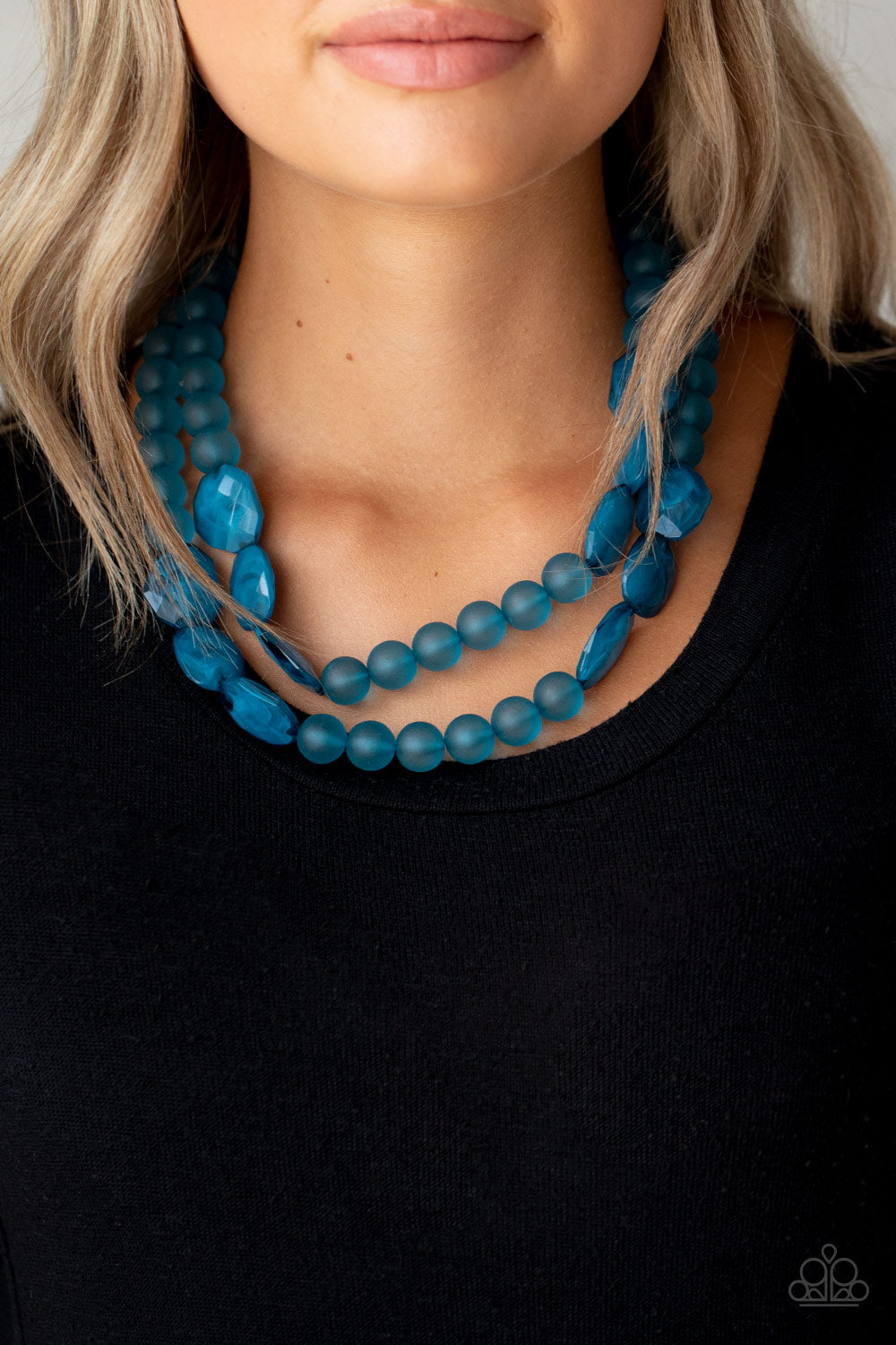 Paparazzi ♥ Arctic Art - Blue ♥  Necklace
