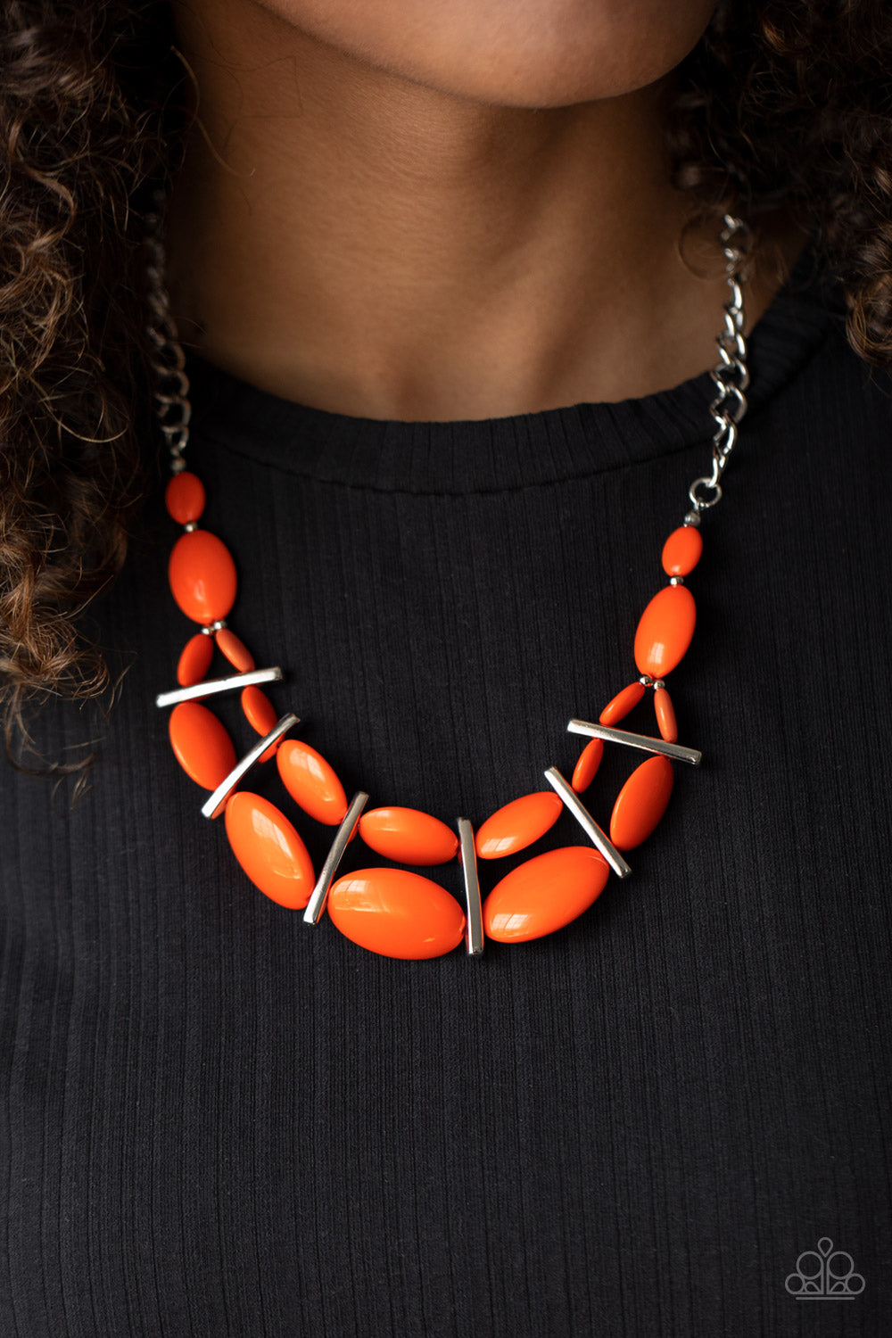 Paparazzi ♥ Law of the Jungle - Orange ♥  Necklace