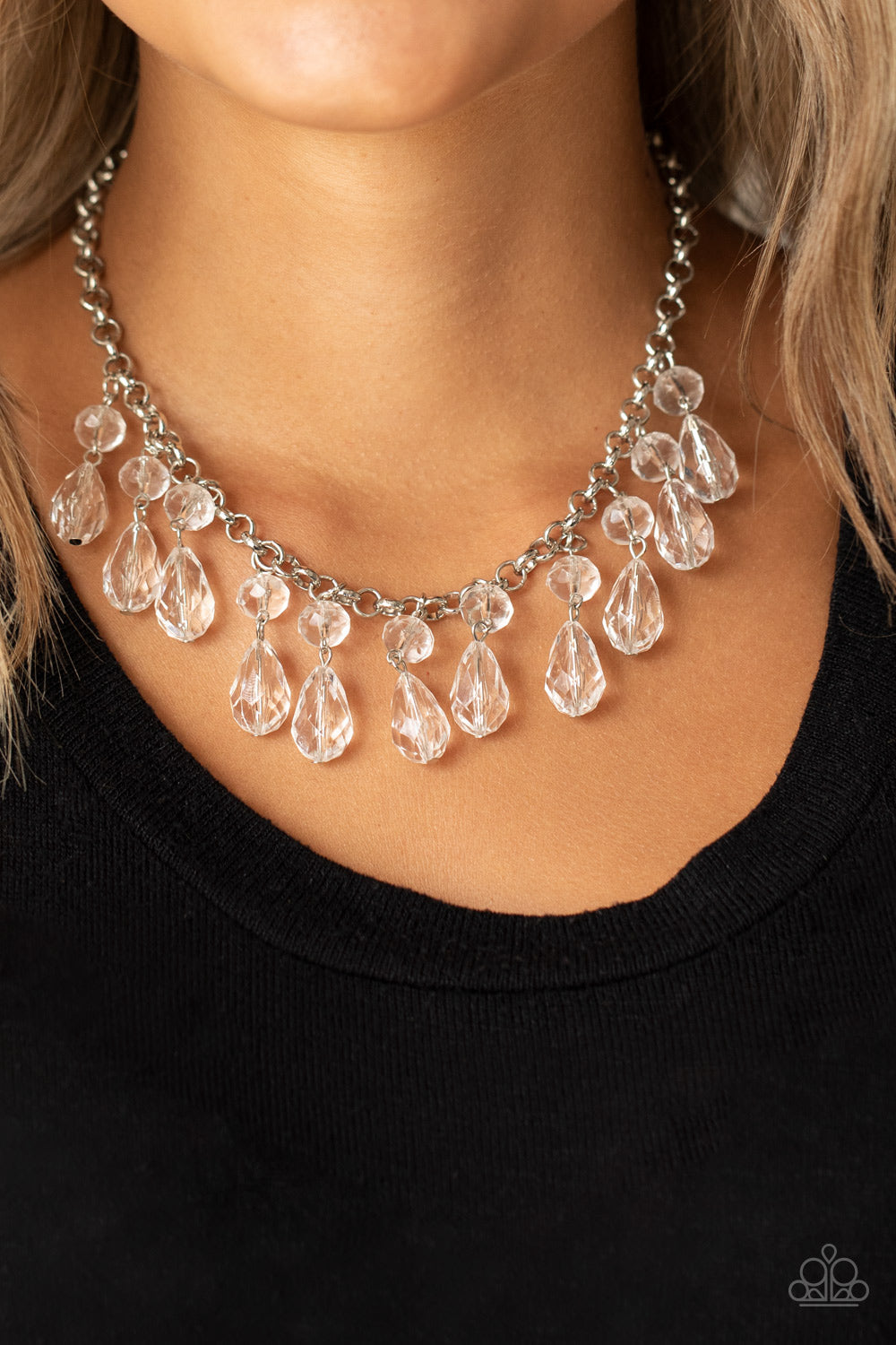 Paparazzi ♥ Crystal Enchantment - White ♥  Necklace
