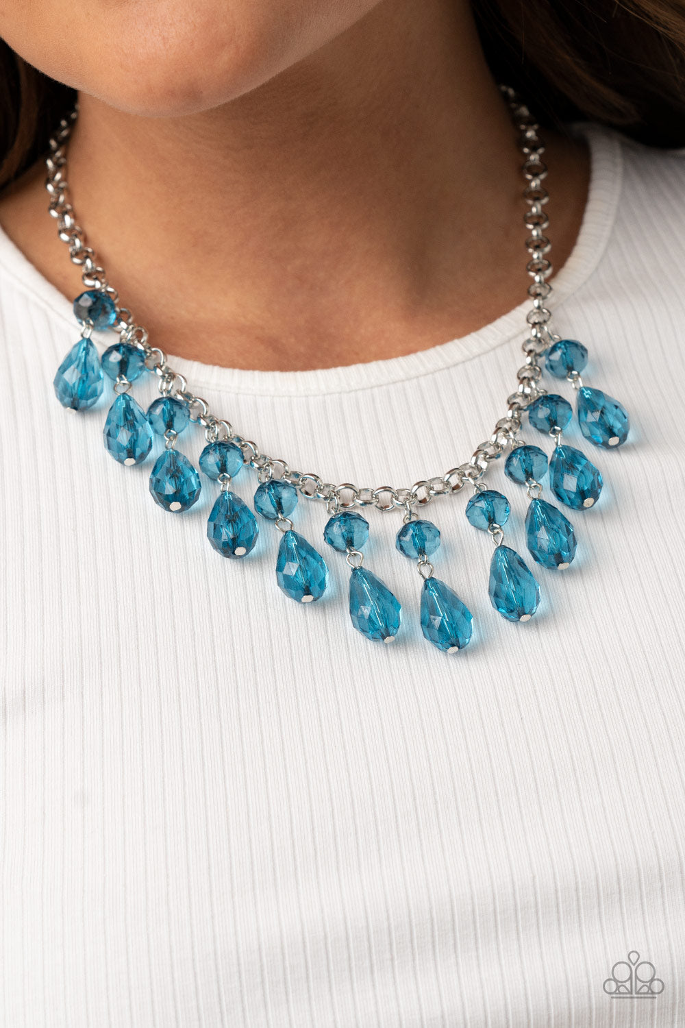 Paparazzi ♥ Crystal Enchantment - Blue ♥  Necklace
